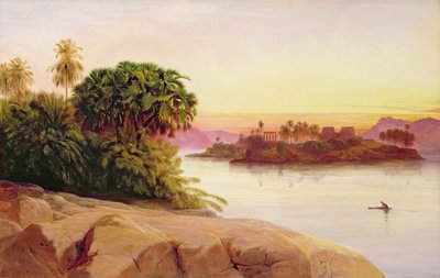 Philae, Egypt by Edward Lear